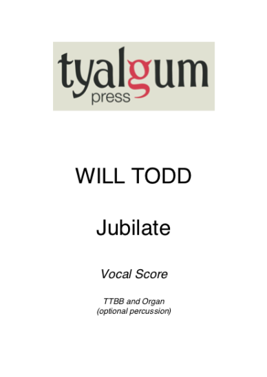 Jubilate Vocal Score