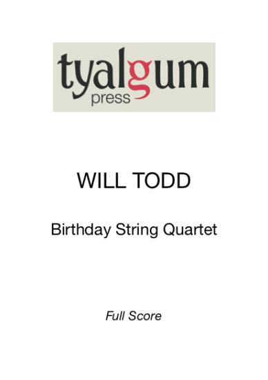 Birthday String Quartet Full Score
