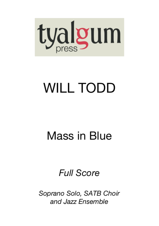 Mass in Blue Full Band Full Score