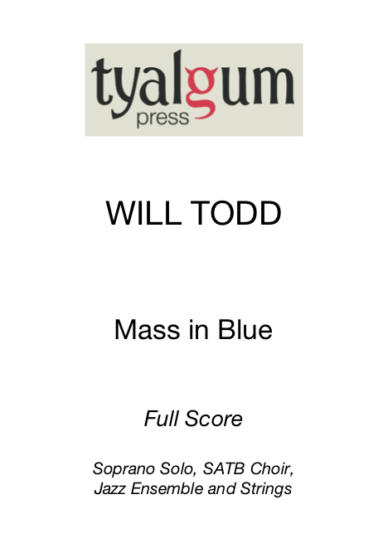 Mass In Blue Full Score String Version