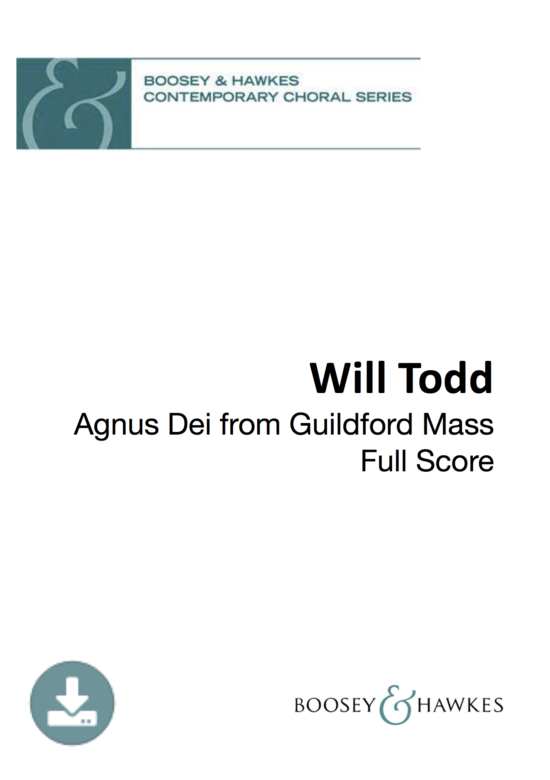 Agnus Dei from Guildford Mass Full Score