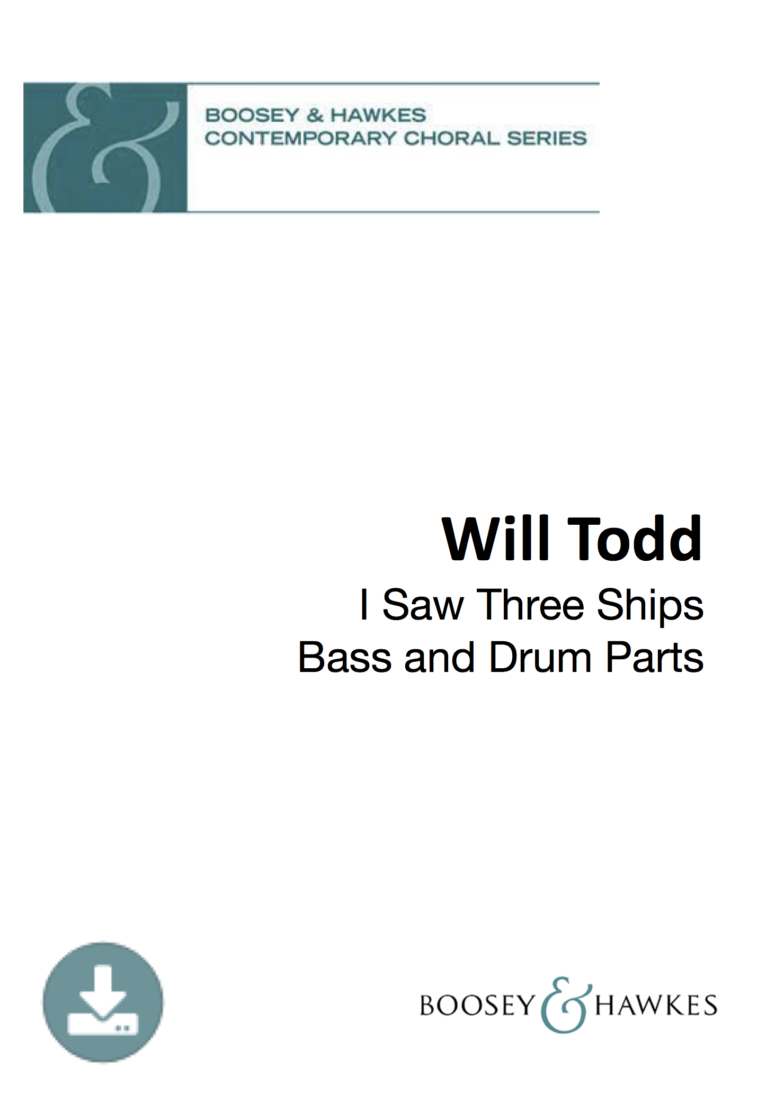 I Saw Three Ships Bass and Drum Parts