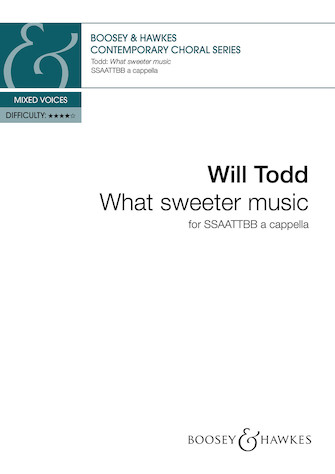 What Sweeter Music vocal score