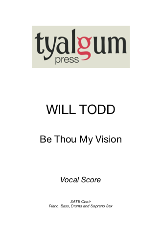 Be Thou My Vision Vocal Score