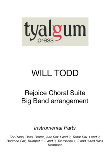 Rejoice Choral Suite Instrumental Parts for Big Band