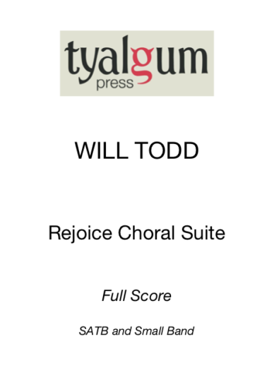 Rejoice Choral Suite Full Score for SATB and Small Band