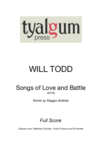 Songs of Love and Battle Full Score
