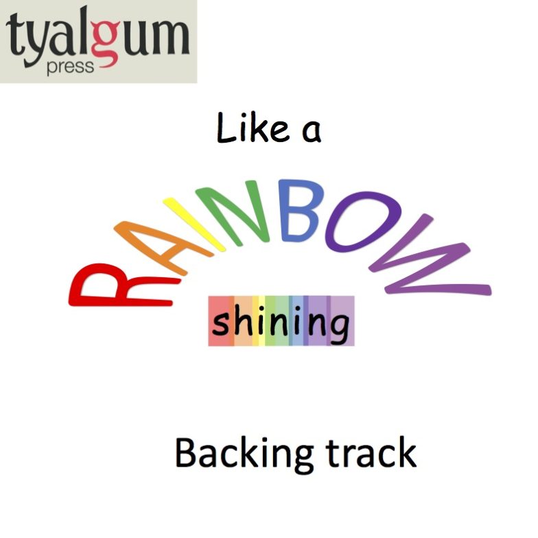 Like A Rainbow Shining backing track