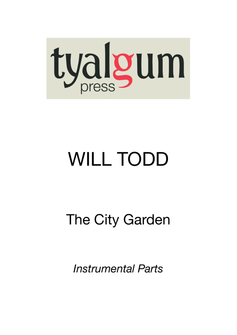 The City Garden - Instrumental Parts
