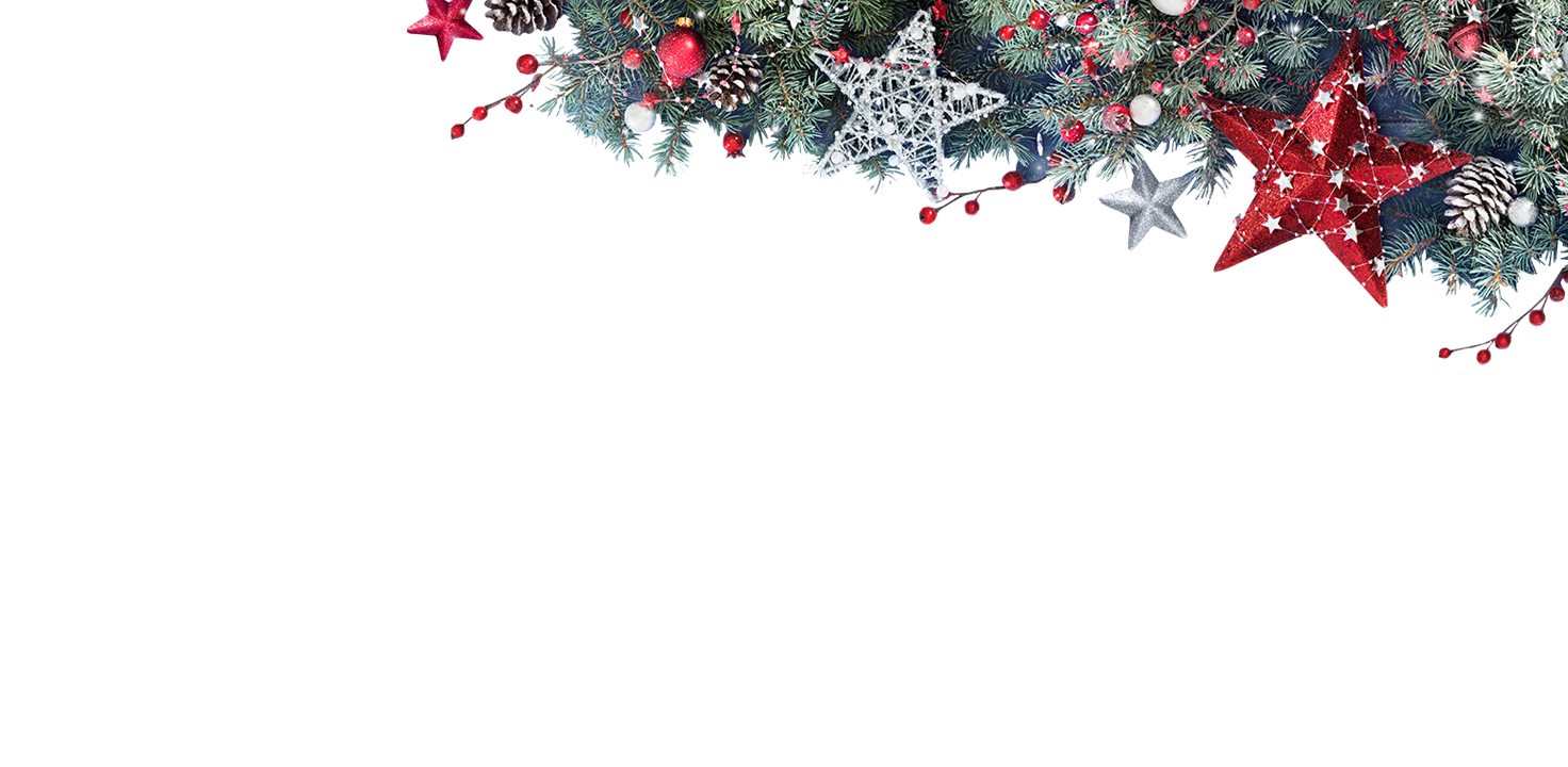 Christmas web banner top right
